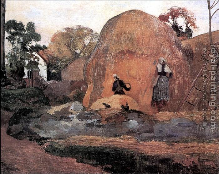 Paul Gauguin : Yellow Haystacks, the Harvest